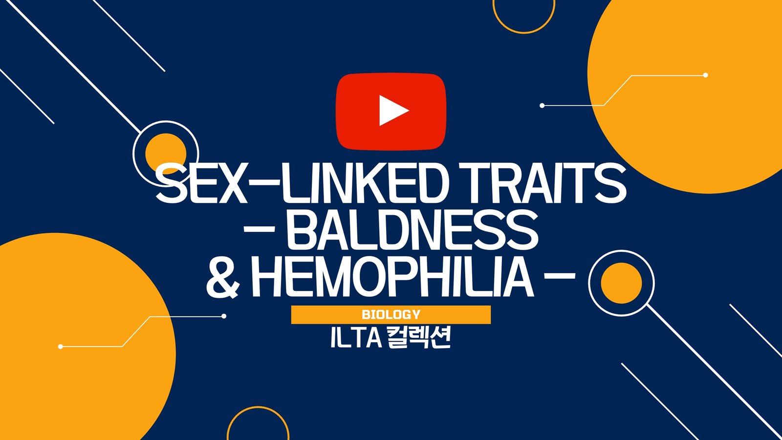 Youtube Poster Image Ilta Collection Biology Sex Linked Traits Baldness