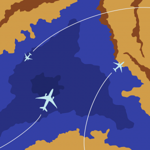 Plane Airplane Map Location Gps  - kirillslov / Pixabay