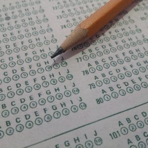 test, testing, bubble form