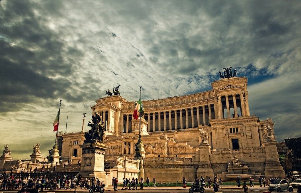 vittorio emanuele monument, rome, rome palace
