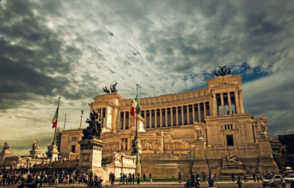 vittorio emanuele monument, rome, rome palace