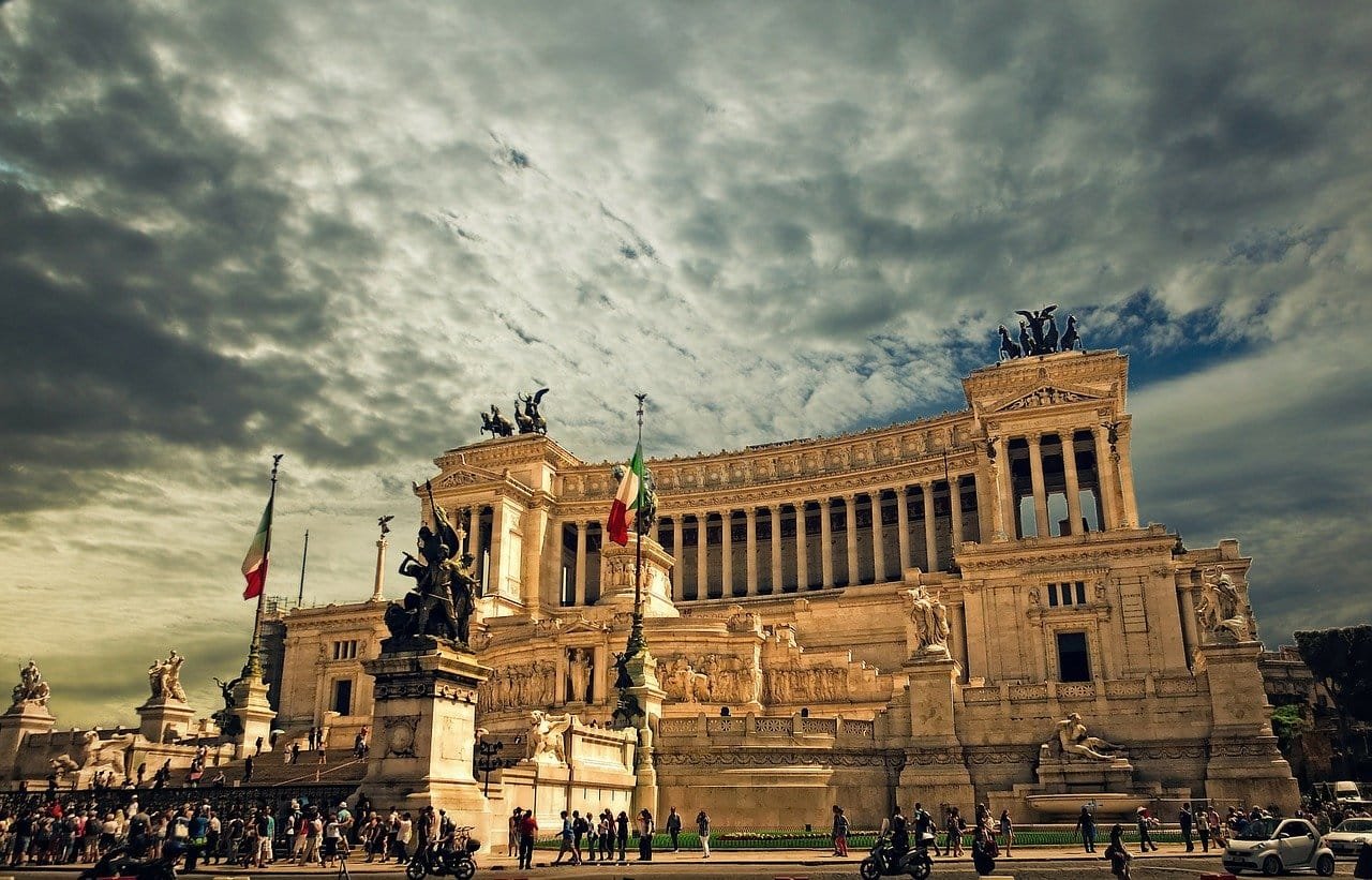 vittorio emanuele monument, rome, rome palace